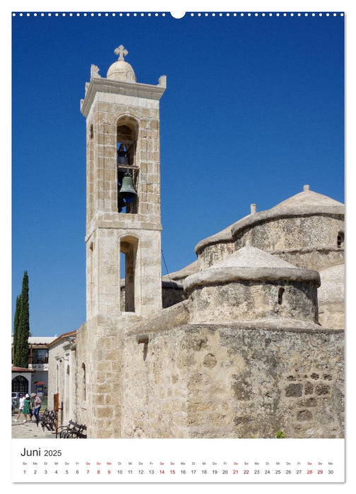 Chypre - point focal de l'histoire (Calvendo Premium Wall Calendar 2025) 