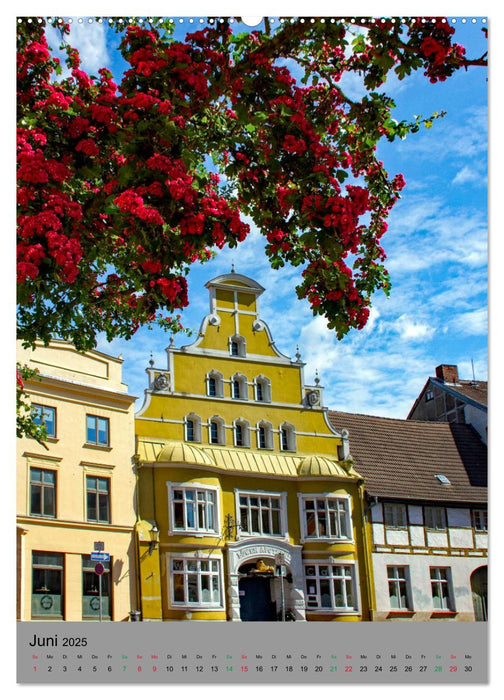 Wismar – Promenade en ville (Calvendo Premium Calendrier mural 2025) 