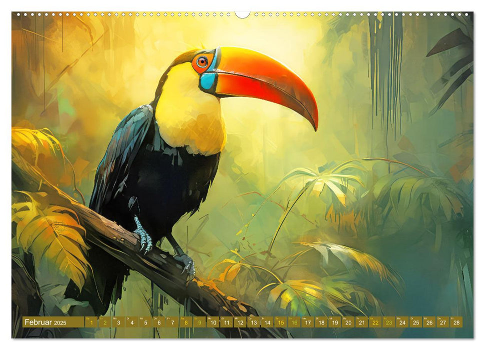 Dschungel Faszination (CALVENDO Premium Wandkalender 2025)