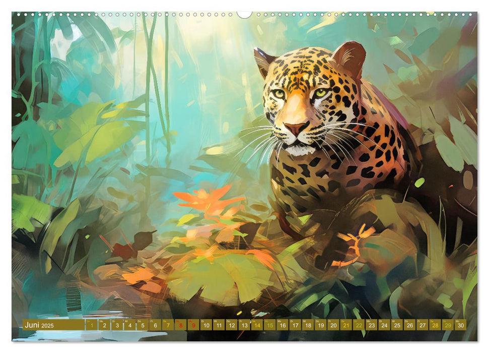 Dschungel Faszination (CALVENDO Premium Wandkalender 2025)