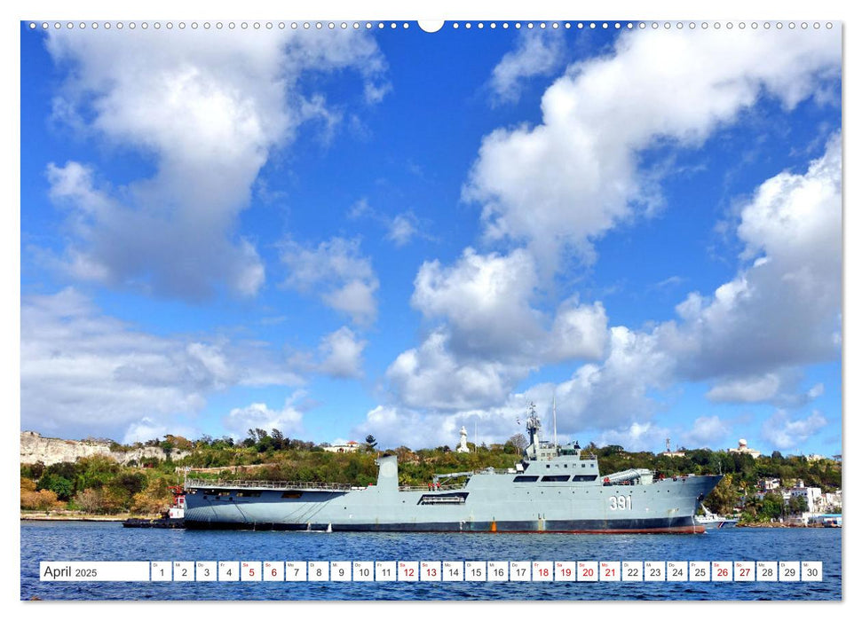 Kubas Kriegsmarine (CALVENDO Premium Wandkalender 2025)