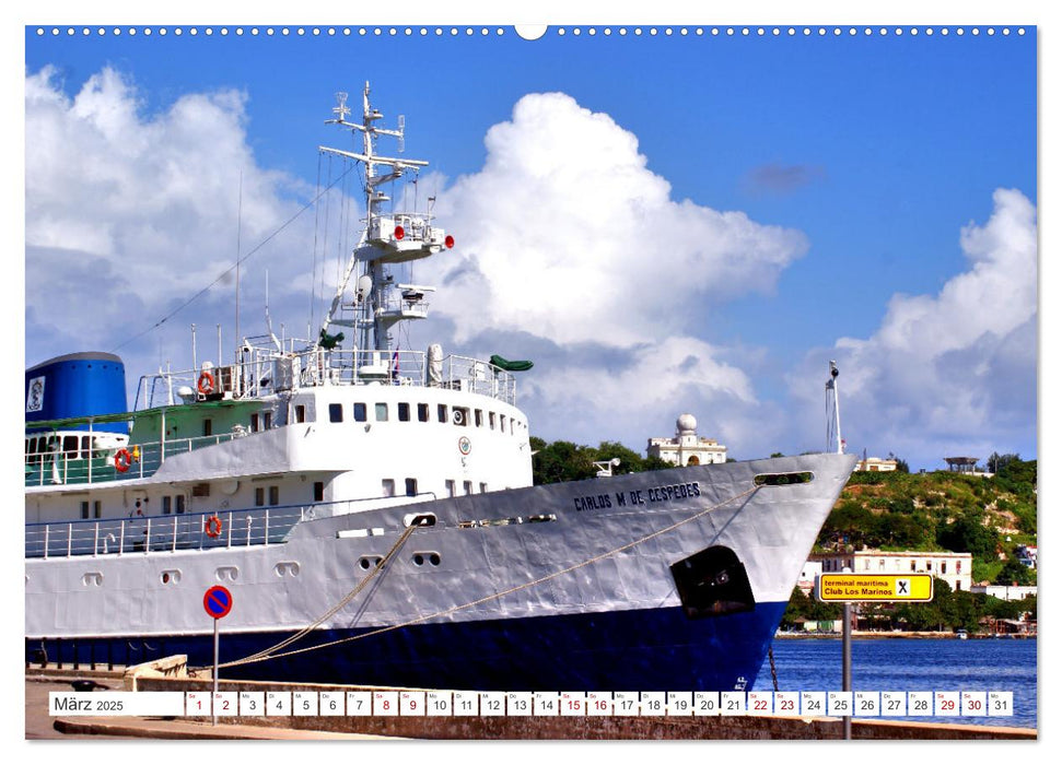 Kubas Kriegsmarine (CALVENDO Wandkalender 2025)