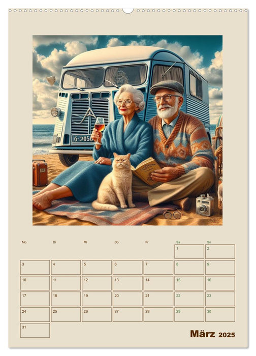 Campingromantik das Leben ist ein Abenteuer (CALVENDO Wandkalender 2025)