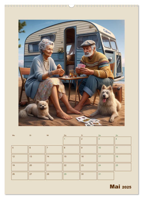 Campingromantik das Leben ist ein Abenteuer (CALVENDO Wandkalender 2025)