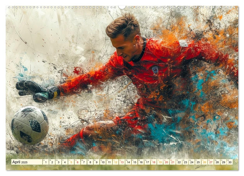 Fußball Torwart (CALVENDO Wandkalender 2025)