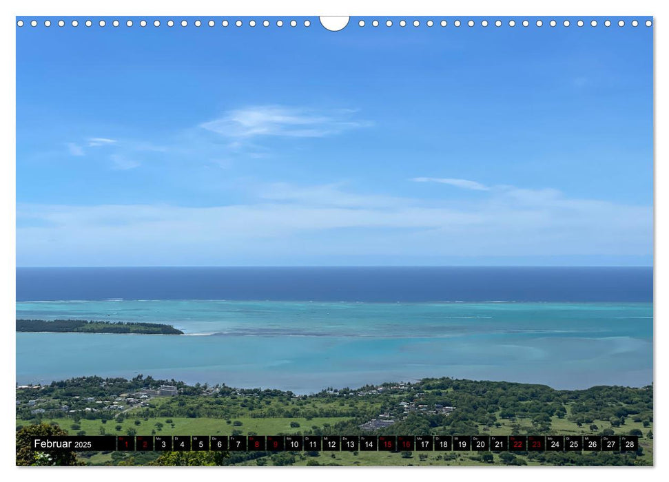 Mauritius Paradies im Indischen Ozean (CALVENDO Wandkalender 2025)