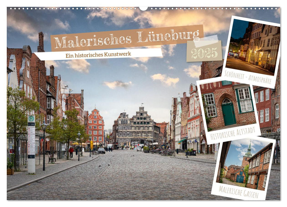 Malerisches Lüneburg (CALVENDO Wandkalender 2025)