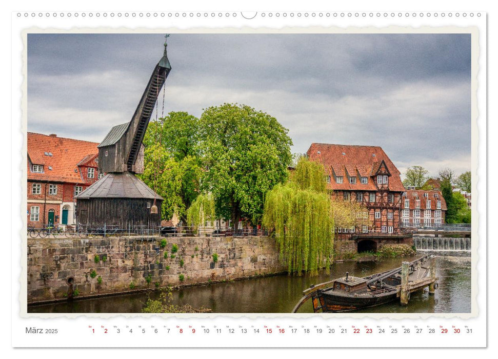 Malerisches Lüneburg (CALVENDO Wandkalender 2025)