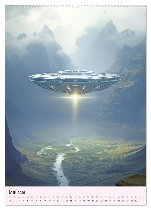 Sci-fi Welten - Fantasiebilder (CALVENDO Wandkalender 2025)