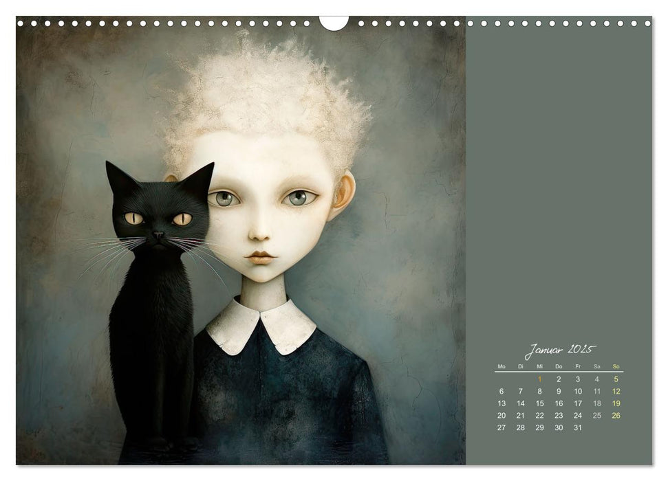 Die Katze - mein Freund (CALVENDO Wandkalender 2025)