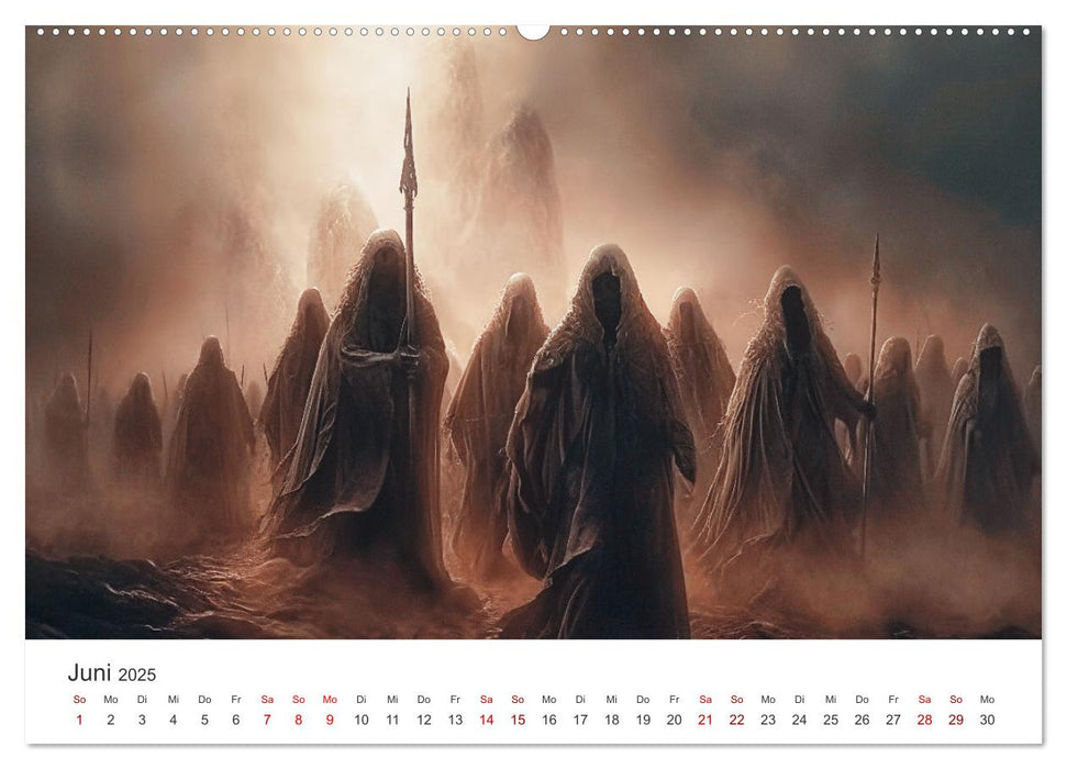 Das Reich der flüsternden Schatten (CALVENDO Premium Wandkalender 2025)