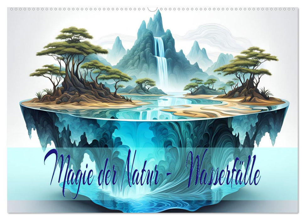 Magie der Natur - Wasserfälle (CALVENDO Wandkalender 2025)