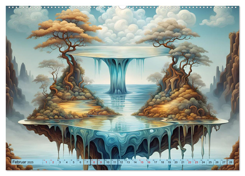 Magie der Natur - Wasserfälle (CALVENDO Wandkalender 2025)