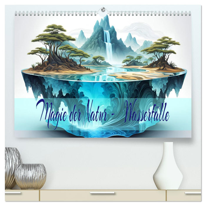 Magie der Natur - Wasserfälle (CALVENDO Premium Wandkalender 2025)