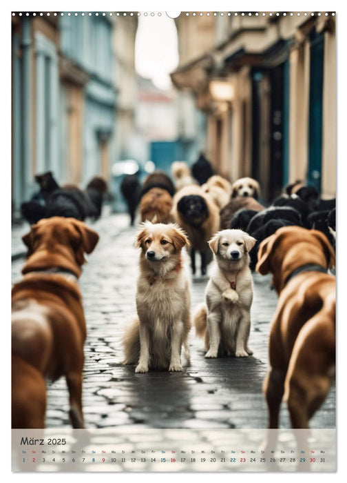 In den Straßen der Stadt - Tiere mitten unter uns (CALVENDO Premium Wandkalender 2025)