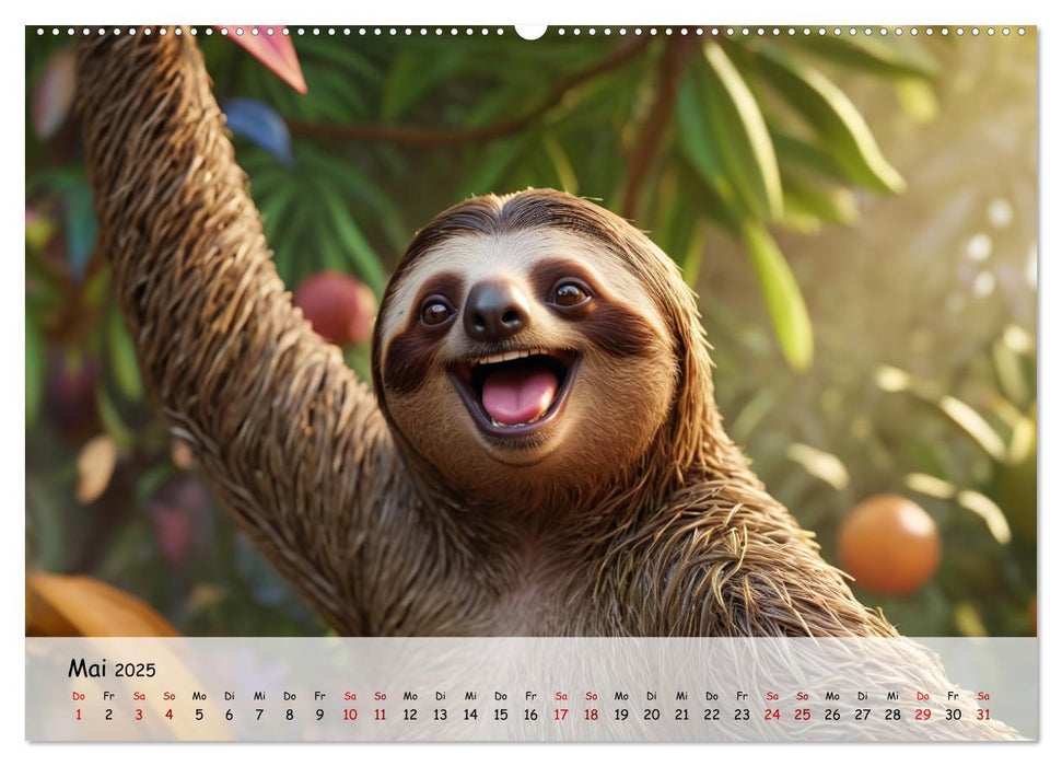 Lachende Tiere (CALVENDO Wandkalender 2025)