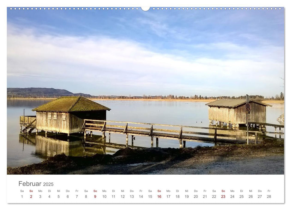Kochelsee Impressionen - Ein Jahr in Bildern am Ufer der Stille (CALVENDO Premium Wandkalender 2025)