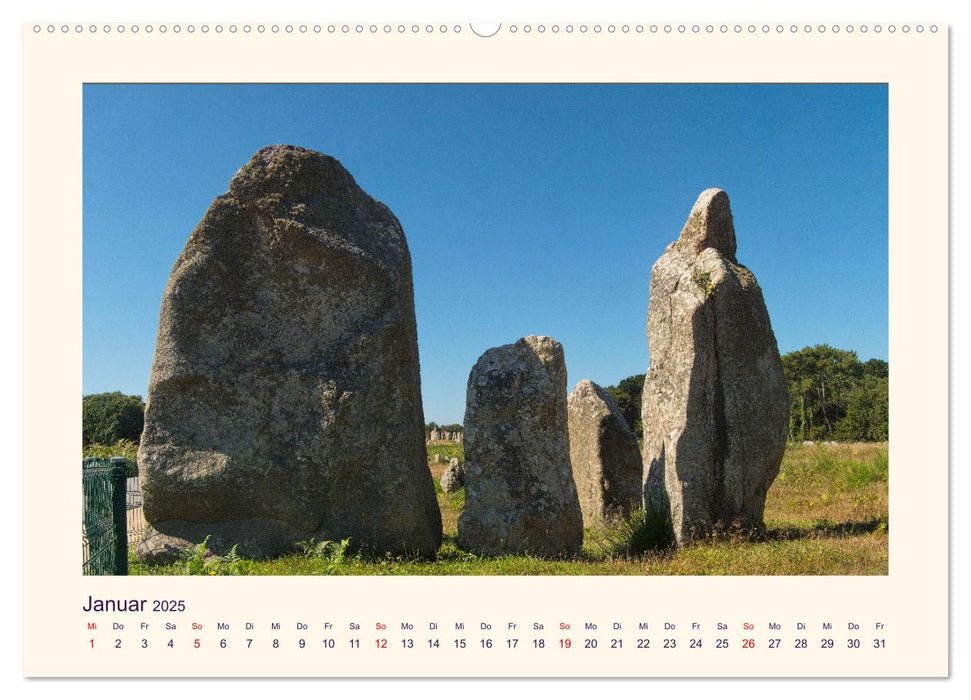 Menhire der Bretagne (CALVENDO Wandkalender 2025)