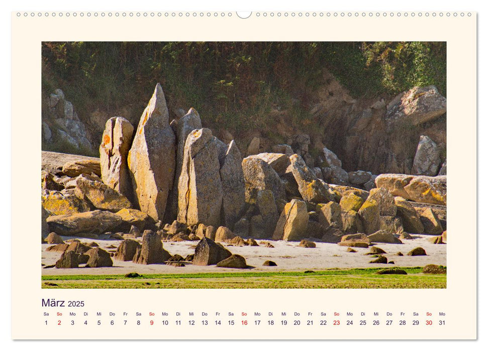 Menhire der Bretagne (CALVENDO Premium Wandkalender 2025)