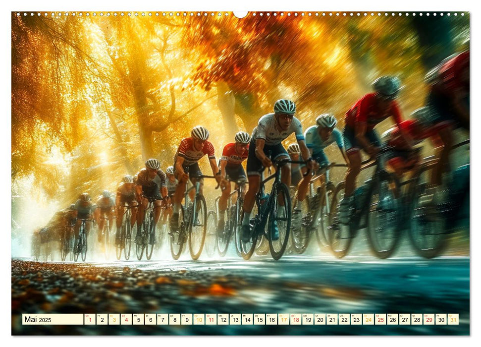Radrennen - tolle Momente (CALVENDO Premium Wandkalender 2025)