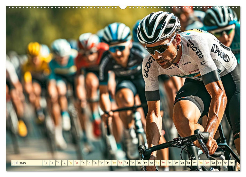 Radrennen - tolle Momente (CALVENDO Premium Wandkalender 2025)