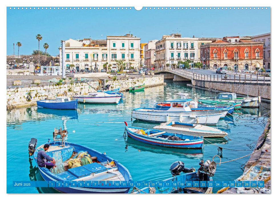 Schönes Sizilien: die Sonneninsel Italiens (CALVENDO Premium Wandkalender 2025)
