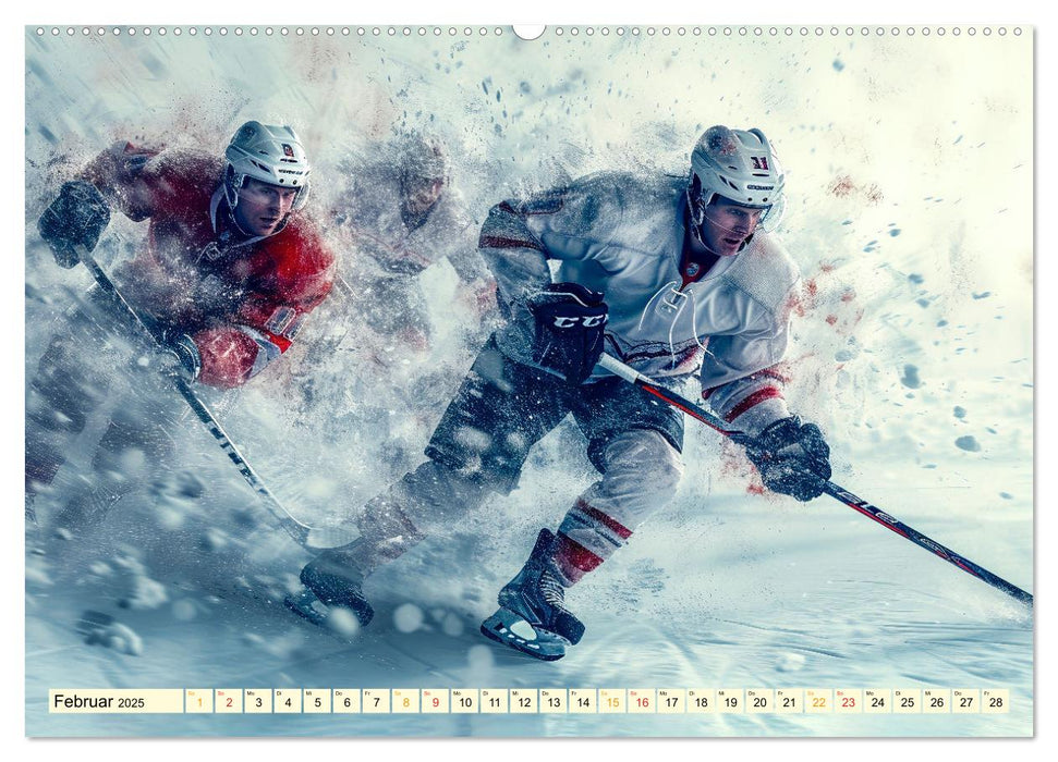 Eishockey - tolle Momente (CALVENDO Wandkalender 2025)