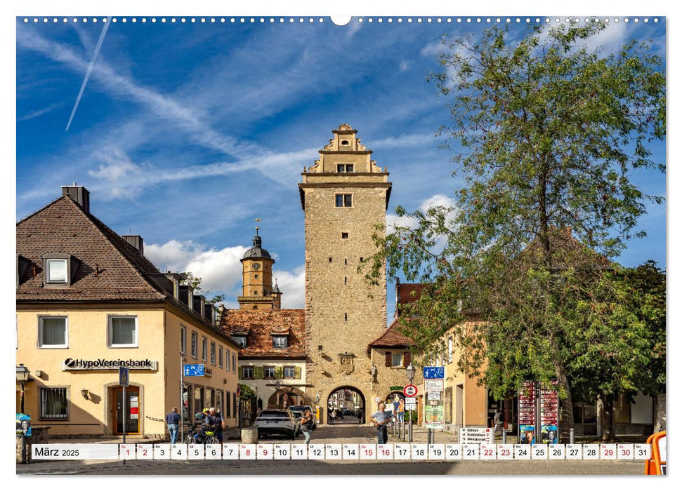 District de Kitzingen (Calendrier mural CALVENDO Premium 2025) 