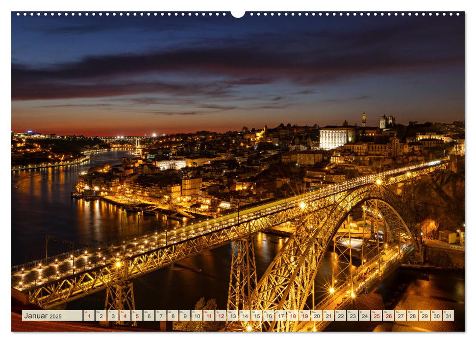 Von Porto bis an die Algarve (CALVENDO Wandkalender 2025)
