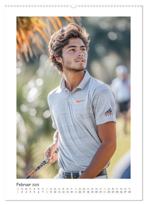 Schwungvolle Eleganz - Die Faszination des Golfsports (CALVENDO Premium Wandkalender 2025)