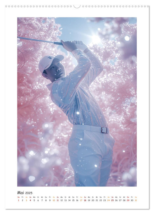 Schwungvolle Eleganz - Die Faszination des Golfsports (CALVENDO Premium Wandkalender 2025)