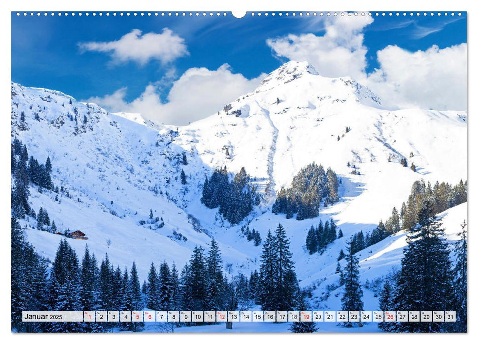 Grüße aus Hinterglemm (CALVENDO Premium Wandkalender 2025)