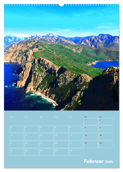 Fabelhaftes Korsika - Trauminsel im Mittelmeer (CALVENDO Wandkalender 2025)