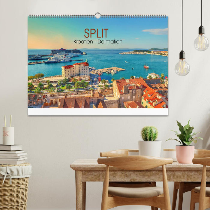 SPLIT Kroatien - Dalmatien (CALVENDO Wandkalender 2025)