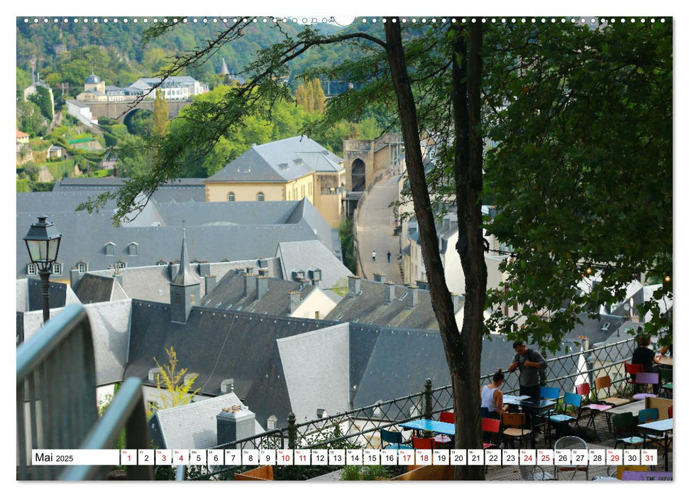 Luxembourg le long du chemin Venceslas (calendrier mural CALVENDO 2025) 