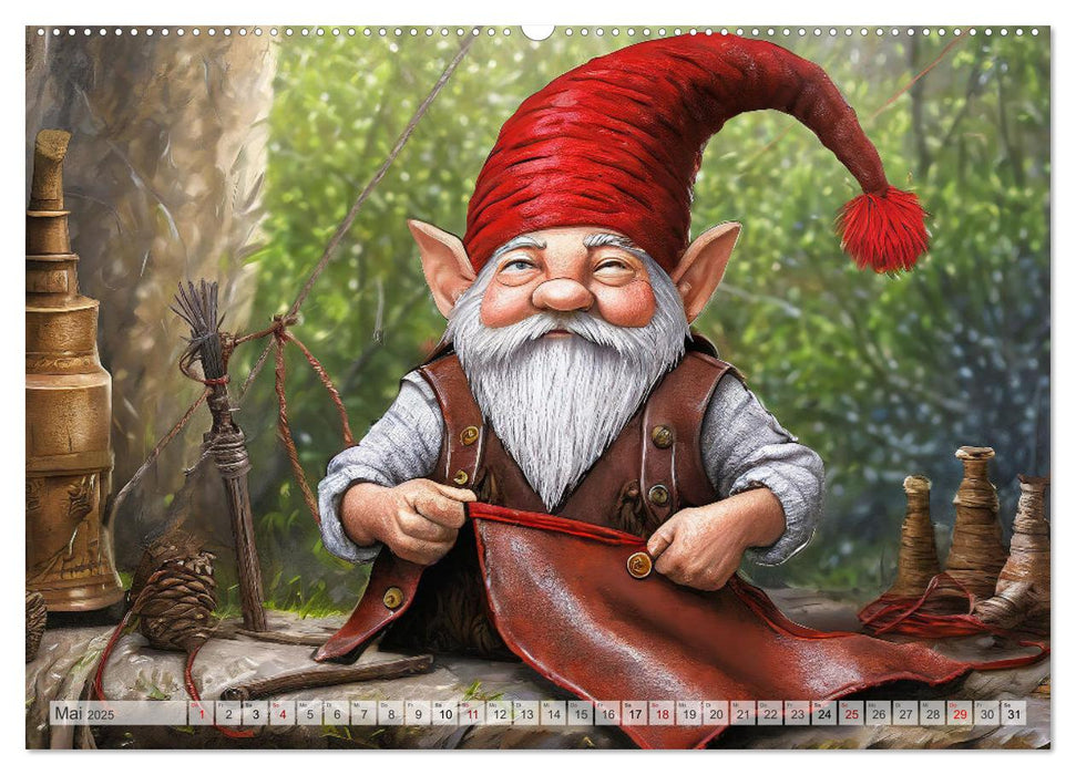 Secret Santa Worlds - Une année en secret (Calendrier mural CALVENDO 2025) 