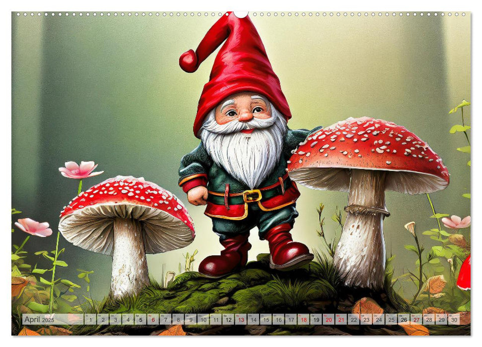 Secret Santa Worlds - Une année en secret (Calvendo Premium Wall Calendar 2025) 