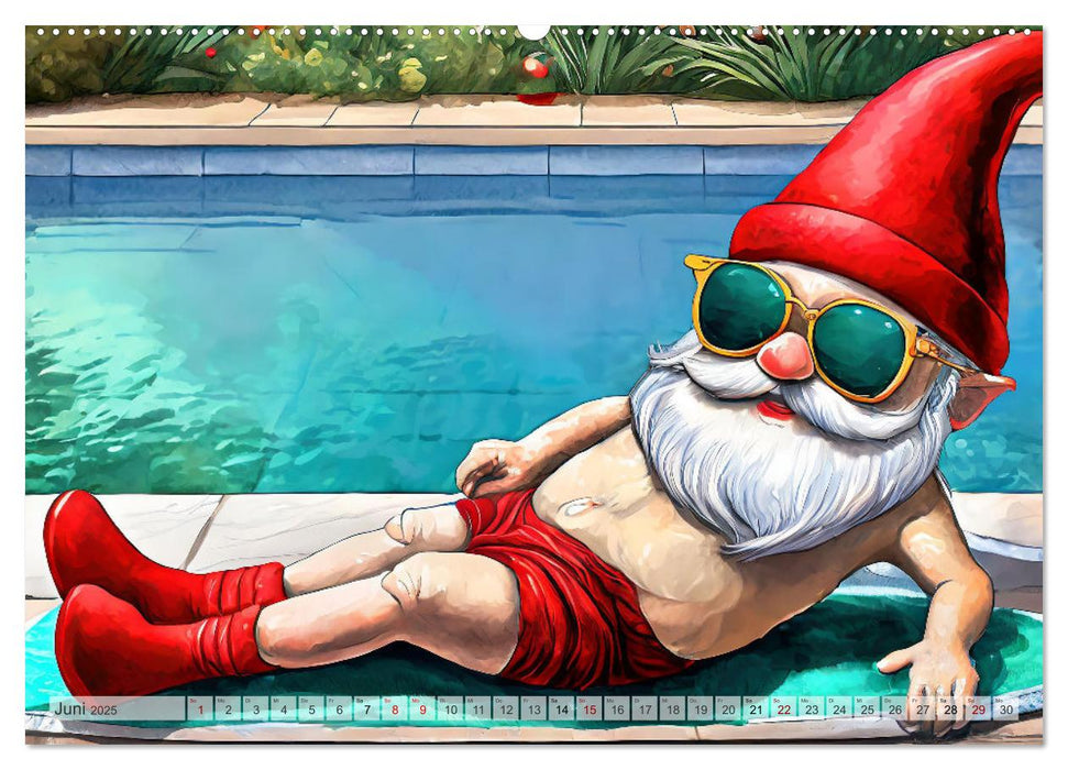 Secret Santa Worlds - Une année en secret (Calvendo Premium Wall Calendar 2025) 