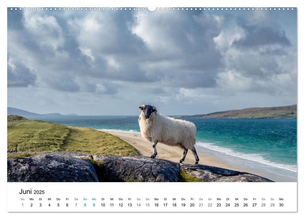 Luskentyre – Île de Harris, Hébrides extérieures (Calvendo Premium Wall Calendar 2025) 