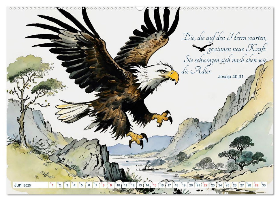 Du bist ein Segen! Segenswünsche aus der Bibel (CALVENDO Premium Wandkalender 2025)