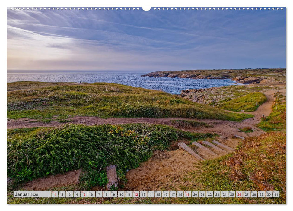 Côte Sauvage. Côte atlantique sauvage de Bretagne. (Calendrier mural CALVENDO 2025) 