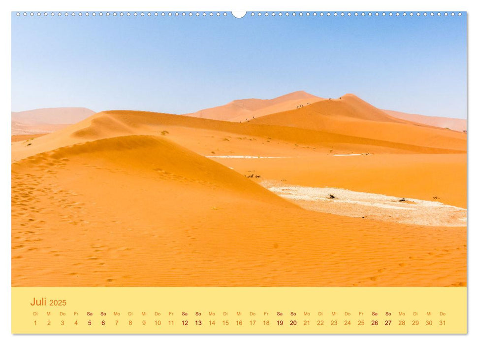 Parc national Namib Naukluft – Désert infini (Calvendo Premium Wall Calendar 2025) 