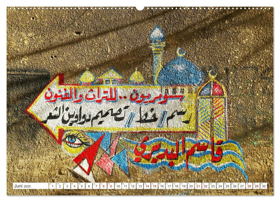 Irak Une incursion à travers Bagdad (Calvendo Premium Wall Calendar 2025) 