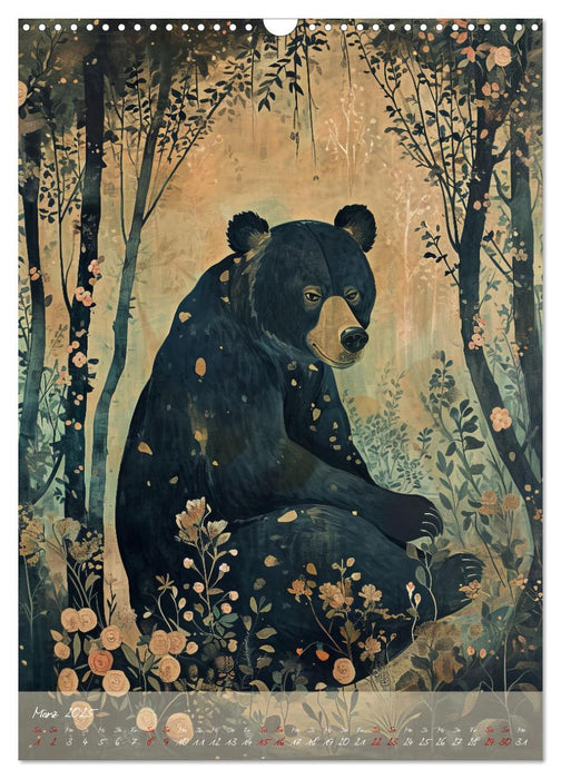 Des ours en peluche comme je les aime (Calendrier mural CALVENDO 2025) 