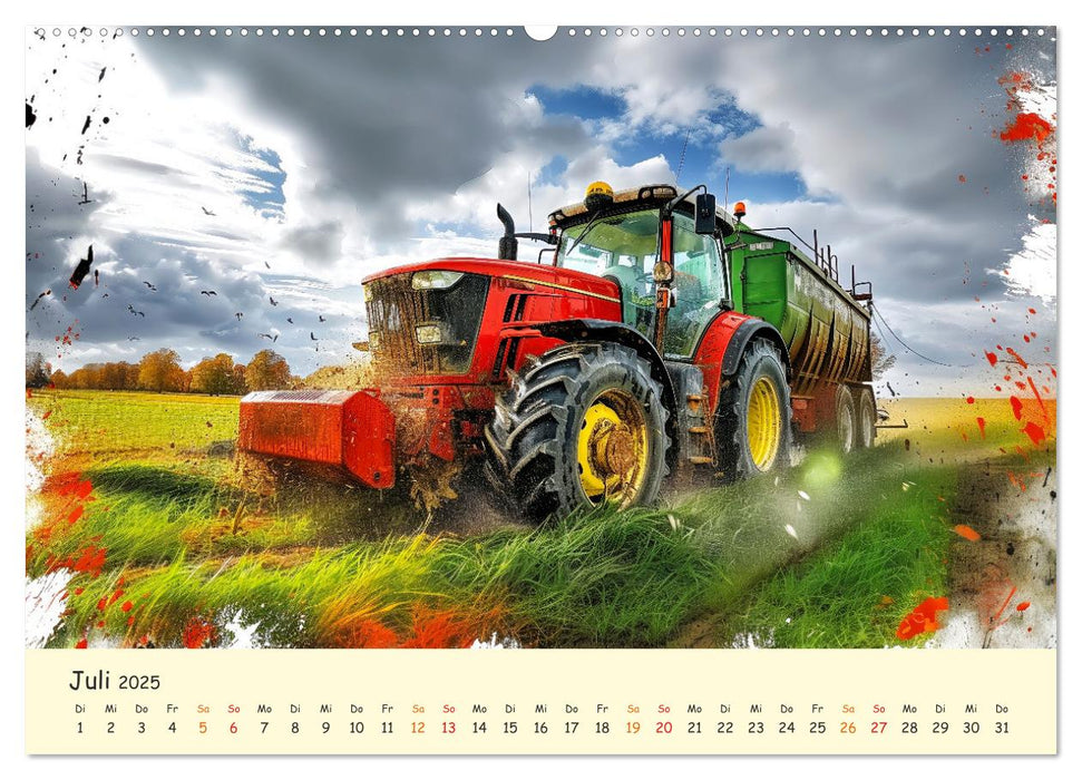 Traktoren - tolle Momente (CALVENDO Premium Wandkalender 2025)