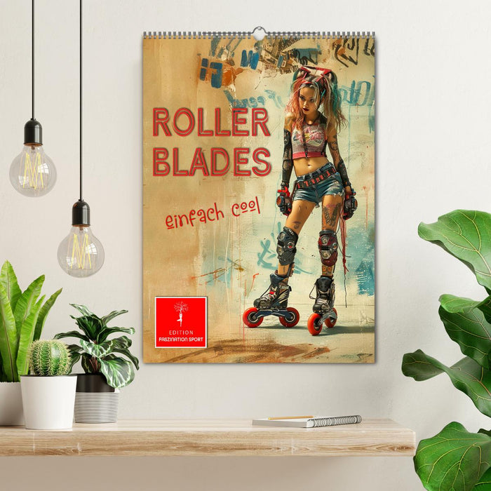 Rollerblades - einfach cool (CALVENDO Wandkalender 2025)