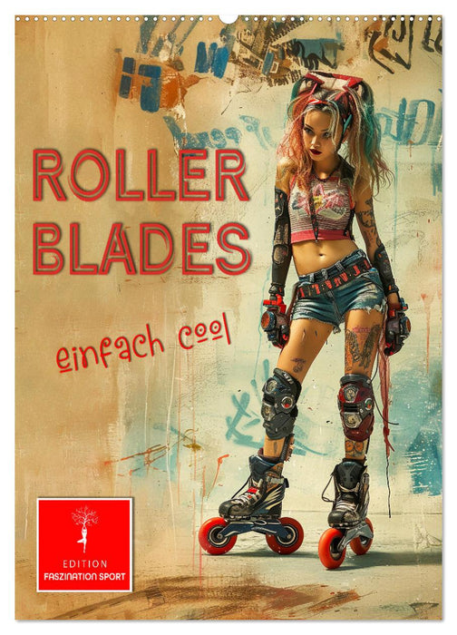 Rollerblades - einfach cool (CALVENDO Wandkalender 2025)