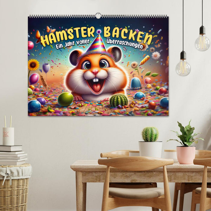 Joues de hamster : Une année pleine de surprises (Calendrier mural CALVENDO 2025) 