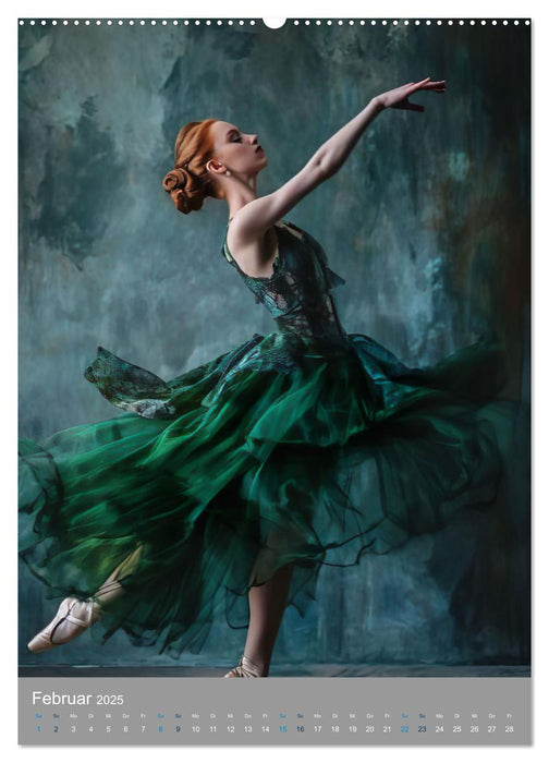 Märchenhafte Ballerina (CALVENDO Wandkalender 2025)