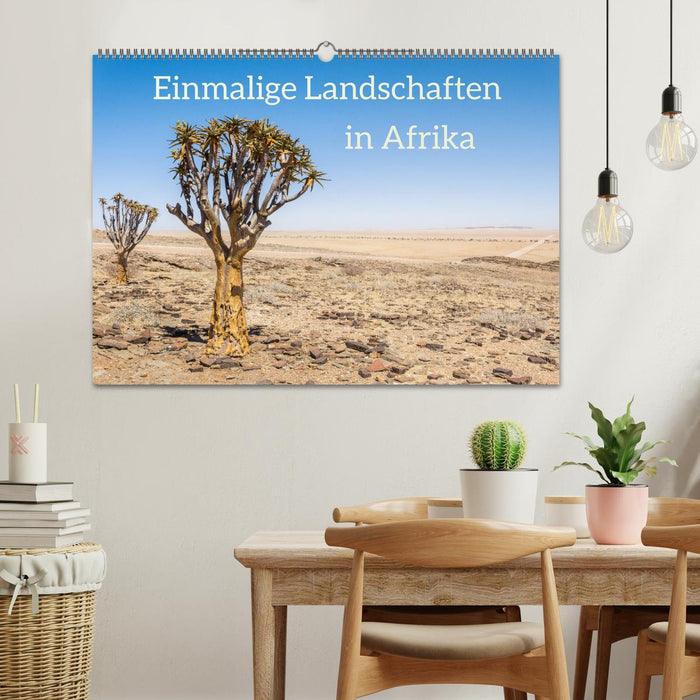 Einmalige Landschaften in Afrika (CALVENDO Wandkalender 2025)